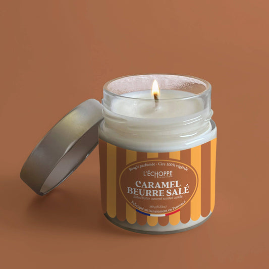 Bougie parfumée - Caramel beurre salé