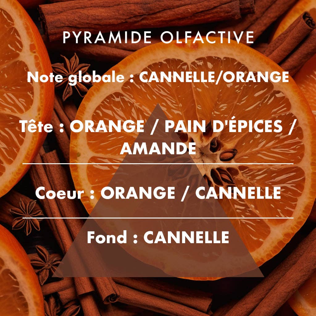 Bougie parfumée - Cannelle orange